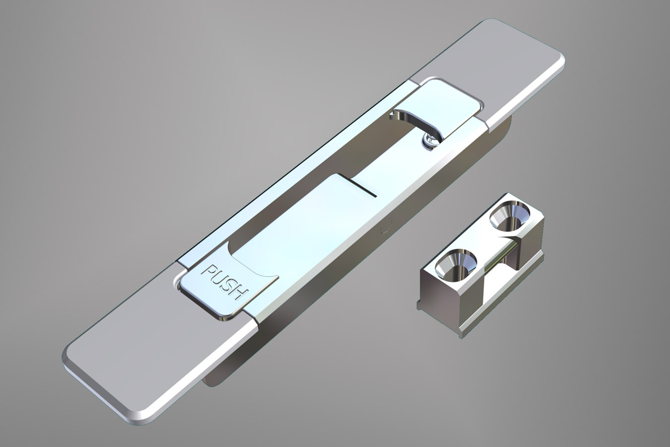 Sliding Push Lock